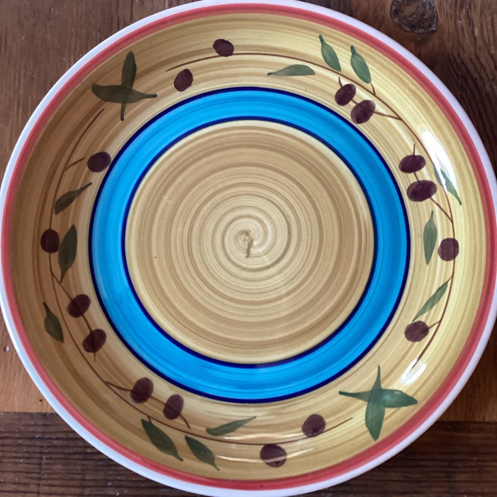 Royal Norfolk Mediterranean Look Serving Plates - set of 2